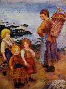 Pierre-Auguste Renoir Les pecheuses de moules a Berneval France oil painting artist